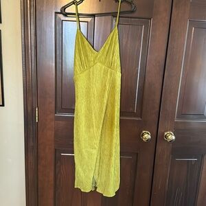 Lulu’s Mid Length Slit Dress